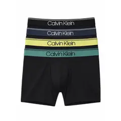 CALVIN KLEIN - Pack negro de 4 boxer brief - micro stretch
