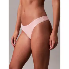 CALVIN KLEIN - Tanga rosa de talle bajo - Ideal Cotton