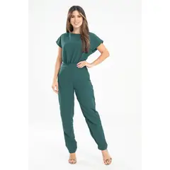 RAGGED - Enterizo largo knickher Verde oscuro
