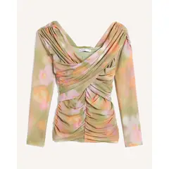 SEVEN SEVEN - Camiseta Para Mujer Manga Larga Moda Color Verde Marca #28096447