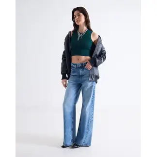 SEVEN SEVEN - Camiseta Para Mujer Manga Sisa Cuello Redondo Color Verde Marca #28096409