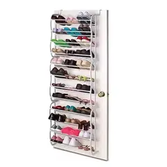 GENERICO - Zapatera Metalica De Puerta Para 36 Pares Desarmable