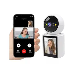 GENERICO - Cámara De Seguridad Wifi Ip Con Pantalla Videollamada
