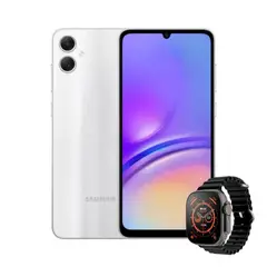 SAMSUNG - Celular Galaxy A05 64GB 4GB Ram 4G Plata + Smartwatch
