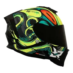 X SPORTS - CASCO MOTO V151 CERTIFICAD ECE 2206 DAVE NEGRO MATE