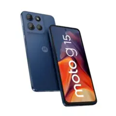 MOTOROLA - Celular G15 512 Gb/ 4 Ram + 8 Virtual Color Azul