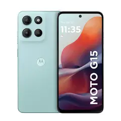 MOTOROLA - Celular G15 512 Gb/ 4 Ram + 8 Virtual Color Celeste