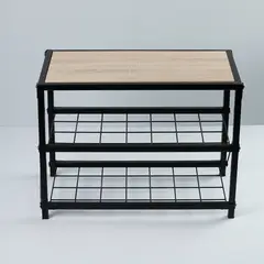 REJIPLAS - Zapatero banca pintado Negro