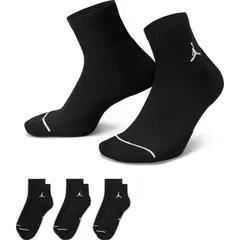 JORDAN - Medias Deportivas Hombre Everyday Cush Poly Ankle 3 Negro