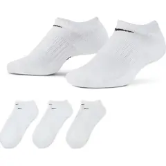 NIKE - Medias Hombre Everyday Cush No Show (3 Par)
