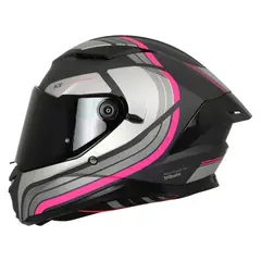 SPARTAN - CASCO PANTHER ECE2206 DOBLE VISOR TRIBUTE ROSA MATE