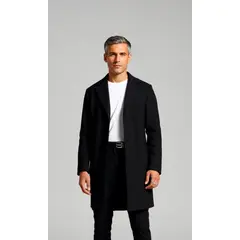 L Y H - Gaban Para Hombre Negro Marca L&H Ref 4V108010