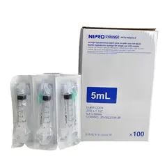 IMPORT CORPORAL MEDICAL - JERINGA DE 5ML CON AGUJA 21G X 1 1/2 DE NIPRO