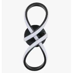 GENERICO - Lámpara De Pared Moderna En Espiral Atikus Negro