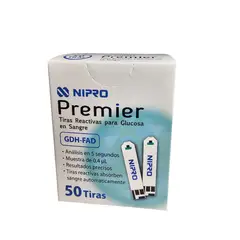 IMPORT CORPORAL MEDICAL - TIRILLAS NIPRO PREMIER CAJA X 50