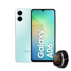 SAMSUNG - Celular Galaxy A06 128GB 4GB Ram 4G Verde + Smartwatch