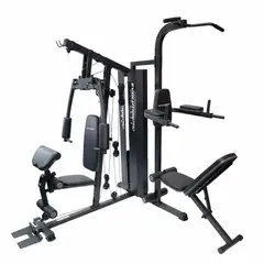 EVOLUTION FITNESS - Multigimnasio EVO 3900 2 torres de peso 158.7 lb 2 estaciones completas