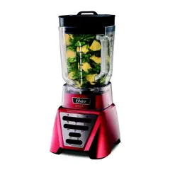 OSTER - Licuadora Xpert Series Blst3a-r2g 2 L Roja Con Vaso De Vidrio