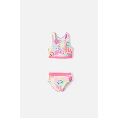 MIC - Conjunto de baño de multicolor para niña