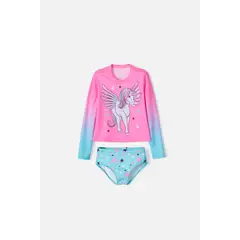 MIC - Vestido baño multicolor para niña