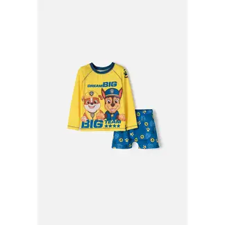 NICKELODEON - Conjunto de baño Paw Patrol manga larga para niño