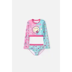 SMILEY - Conjunto de baño de multicolor para niña