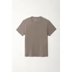 TENNIS - Camiseta cuello redondo gris para hombre