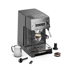 CUISINART - Máquina Cafetera Espresso Individual EM-320C EspressoBar 20 Bares con Espumador de Leche
