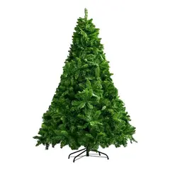 JARDIMEX - Arbol De Navidad 2.10m Frondoso 1580 Ramas Verde Grande