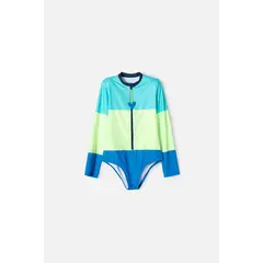 MIC - Vestido de baño de multicolor para niña