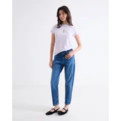 SEVEN SEVEN - Camiseta Con Estampado De Botas Para Mujer Rosado