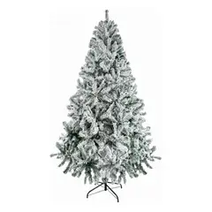 JARDIMEX - Arbol De Navidad 2.10m Frondoso 800 Ramas Nevado Premium