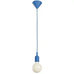 DESIGNER - LAMPARA COLGANTE AZUL 1 LUZ IKELITE MODERNA