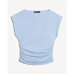 SEVEN SEVEN - Camiseta Para Mujer Manga Corta Cuello Redondo Color Azul Marca 28096530