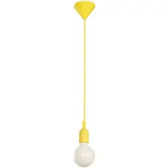 DESIGNER - LAMPARA COLGANTE AMARILLA DE 1 LUZ IKELITE MODERNA
