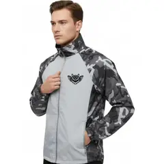 GENERICO - Chaqueta Rompe vientos Reflectiva Portable OWL Deportes MTB