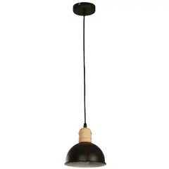 DESIGNER - LAMPARA COLGANTE NEGRA 1 LUZ IKELITE MODERNA