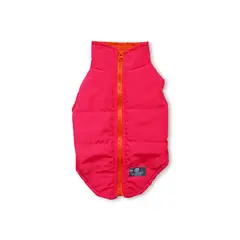 WAWAW - Chaleco M fucsia cremallera naranja