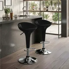 DIMATEX LEON - Set X2 Silla Bar Butaco Alta Giratoria Barra Bar Cocina Refboston