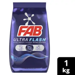 FAB - Detergente En Polvo Ultra Flash x 1000gr