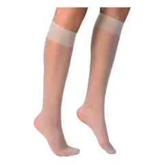 RITCHI - Media Slack Seda Transparente Ajustables Resistentes