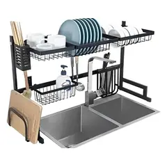 CHINA GLAZE - Organizador Y Escurridor Platos Loza Cubiertos Seca Platos