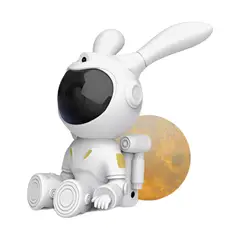 GENERICO - Proyector Conejo Luna Estrellas Parlante Bluetooth