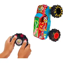 HOT WHEELS - Carro RC Monster Trucks Demo Derby Escala 1-15