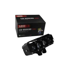 GENERICO - Faro para Moto Antiniebla con Luz LED Alta Potencia 4 FOCOS