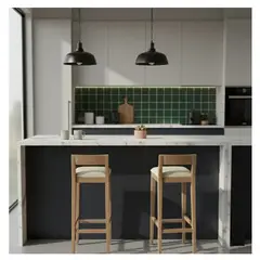 LEGNO COLOMBIA - Set 2 sillas de Bar Boomerang Blanco Crudo