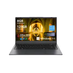 GENERICO - Portátil Coolby 14 Pulg Ssd 128gb Ram 8gb Intel Color Gris Oscuro