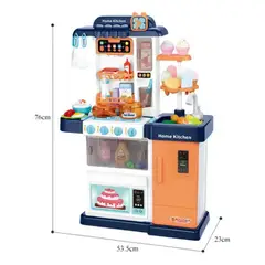 GENERICO - Cocina Infantil De Juguete Grande Accesorios Sonido Luz