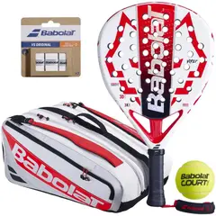 BABOLAT - Raqueta de pádel Viper Juan Lebron con accesorios