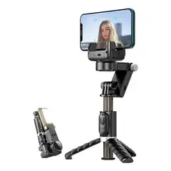 GENERICO - Gimbal Estabilizador de Celular TK-Q18 360° con Luz LED